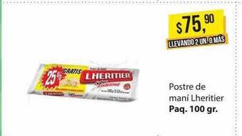 Supermercados Damesco Postre de maní lheritier oferta