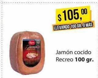 Supermercados Damesco Jamón cocido recreo oferta