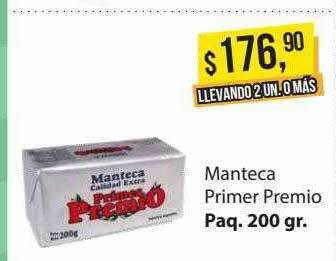 Supermercados Damesco Manteca primer premio oferta