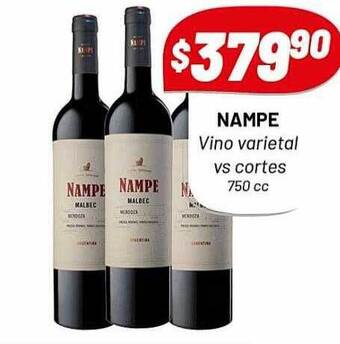 Almacor Nampe vino varietal vs cortes oferta