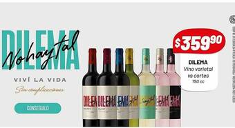Almacor Dilema vino varietal vs cortes oferta