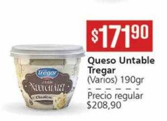 Supermercados Aiello Queso untable tregar oferta