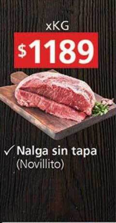 Supermercados Aiello Nalga sin tapa oferta