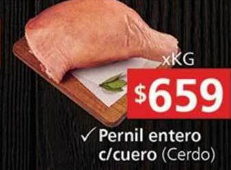 Supermercados Aiello Pernil entero c cuero oferta