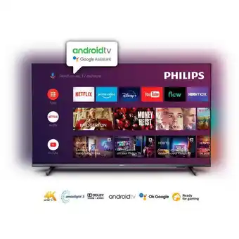 Carrefour Smart tv philips 65" 4k android 65pud7906-77 gris oferta