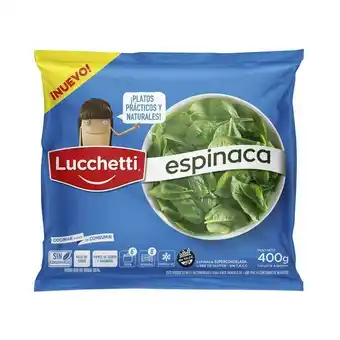 Carrefour Espinaca lucchetti congelada 400 g. oferta
