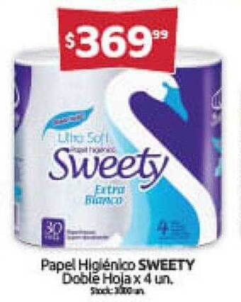 Cordiez Papel higiénico sweety doble hoja oferta