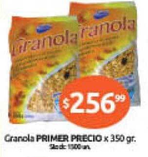 Cordiez Granola primer precio oferta