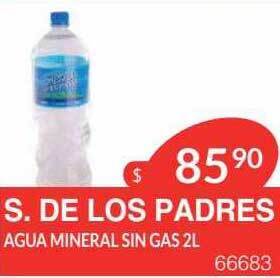 Masivos S. de los padres agua mineral sin gas oferta