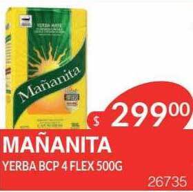 Masivos Mañanita yerba bcp 4 flex oferta
