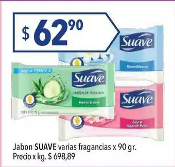 Hergo Jabon Suave Varias Fragancias x90 gr oferta