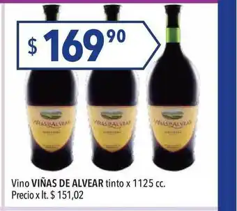 Hergo Vino Viñas De Alvera Tinto x1125 cc oferta