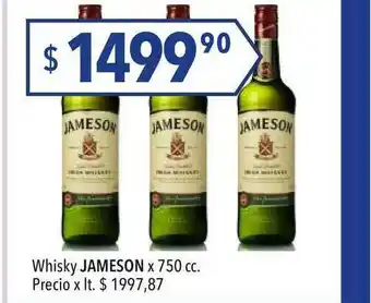 Whisky Jameson x750 cc