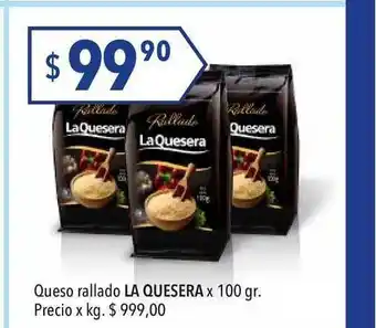 Hergo Queso Rallado La Quesera x100 gr oferta