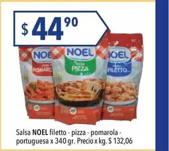 Hergo Salsa Noel Filetto - Pizza - Pomarola - Portuguesa x340 gr oferta