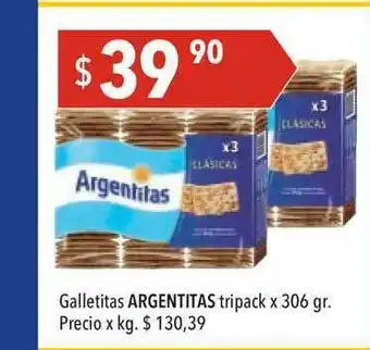 Hergo Galletitas Argentitas Tripack x306 gr oferta