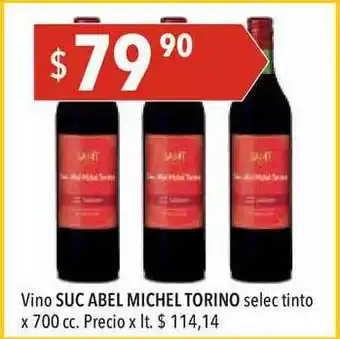 Hergo Vino Suc Abel Michel Torino Selec Tinto x700 cc oferta