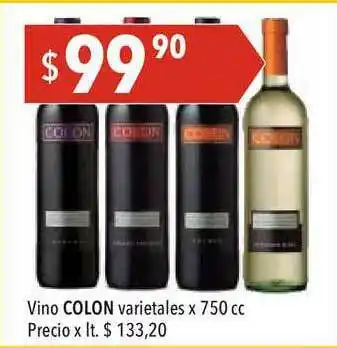 Hergo Vino Colon x750 cc oferta