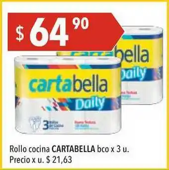 Hergo Rollo Cocina Cartabella Bco x3 u oferta