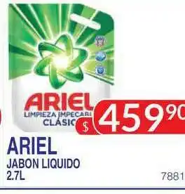 Masivos Ariel Jabon Liquido 2.7 L oferta