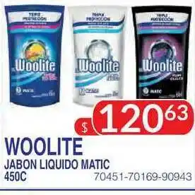 Masivos Woolite Jabon Liquido Matic 450 c oferta
