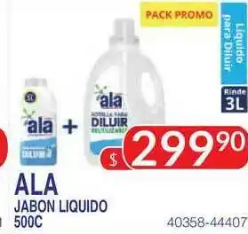 Masivos Ala Jabon Liquido 500C oferta