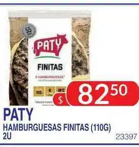 Masivos Paty Hamburguesas Finitas 2u oferta