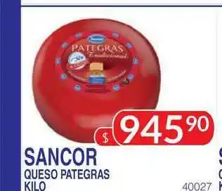Masivos Sancor Queso Patergras oferta