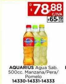 Aquarius agua sab. manzana, pera o pomelo