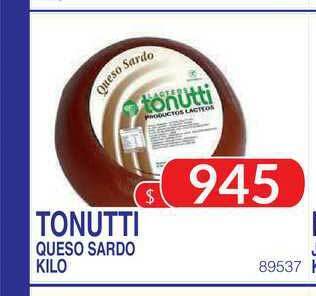 Masivos Tonutti Queso Sardo oferta