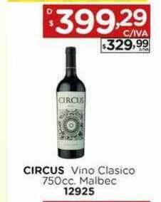 Hipermay Circus vino clasico oferta