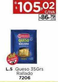 Hipermay L.s queso rallado oferta