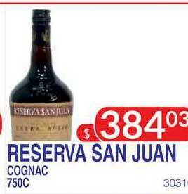 Masivos Reserva San Juan Cognac 750 c oferta