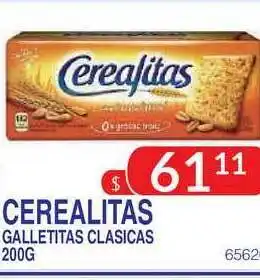 Masivos Cerealitas Galletitas Clasicas 200 g oferta