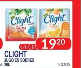 Masivos Clight Jugo En Sobres 20u oferta