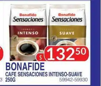 Masivos Bonafide Cafe Sensaciones Intenso-Suave 250 g oferta