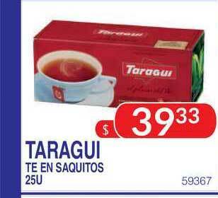 Masivos Taragui Te En Saquitos 25u oferta