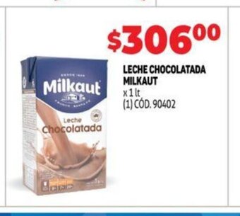 Makro Leche Chocolatada Milkaut oferta