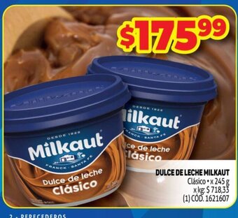 Makro Dulce de leche milkaut oferta
