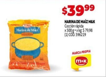 Makro Harina de maiz m&k oferta