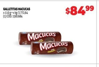 Makro Galletitas macucas oferta