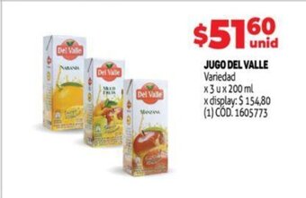 Makro Jugo del valle oferta