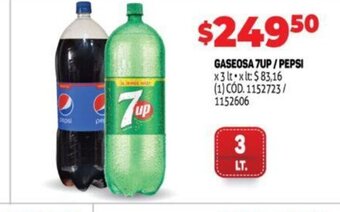 Gaseosa 7Up / Pepsi
