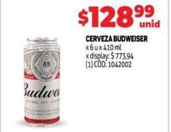 Makro Cerveza budweiser oferta