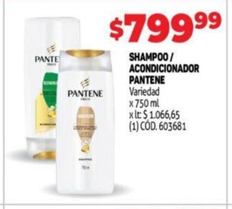 Makro Shampoo / Acondicionador pantene oferta