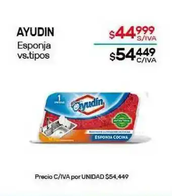 Nini Mayorista Ayudin Esponja oferta