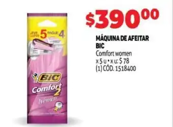 Makro Máquinade de afeitar bic oferta