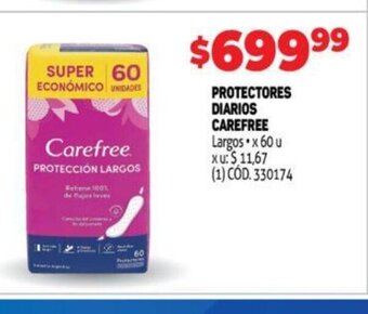 Makro Protectores diarios carefree oferta