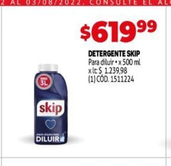 Makro Detergente Skip oferta