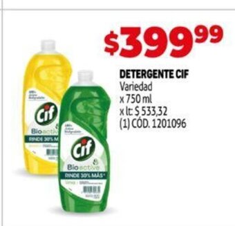 Makro Detergente Cif oferta